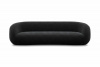 Диван, набор Д3, ткань Сенсей (Scratch resistance) Black Onyx