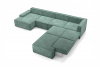 Угловой диван-кровать, набор 250, ткань Монро Mineral Blue